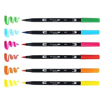 Tombow 56225 Dual Brush Pen Art Markers Celebration 6-Pack