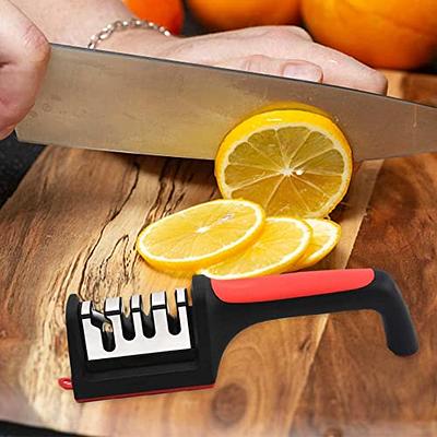  Orange Ninja Knife Sharpeners for Kitchen- 5