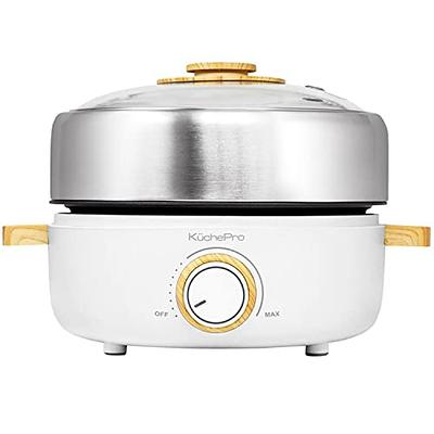 LUXMARS Mini Electric Cooker Electric Hot Pot 2023 Small Household Multifunctional All in 1 Pot Versatile|Portable|1L Mini Ramen Cooker Pot Cooker