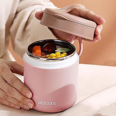 Thermos Stainless Steel Food Jar with Folding Spoon - 16 oz