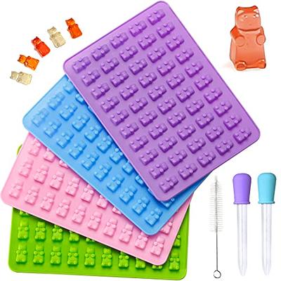 Gummy Molds for Edibles Large 5ML Chocolate Candy Mould Silicone Bpa Free  with Droppers and Cleaning Brush (Mini Bear) - Yahoo Shopping