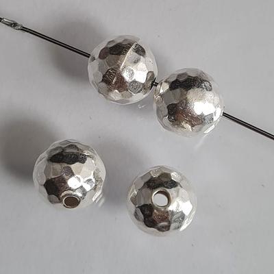 Crystal Glass Round Beads for Jewelry Making Kit With Metal