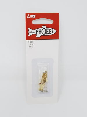 Acme Tackle Phoebe, Fishing Lure Spoon Gold 1/12 oz. - Yahoo Shopping