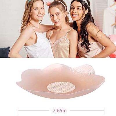 Silicone-Women'S Reusable Nipple Cover Silicone Nipple Pad