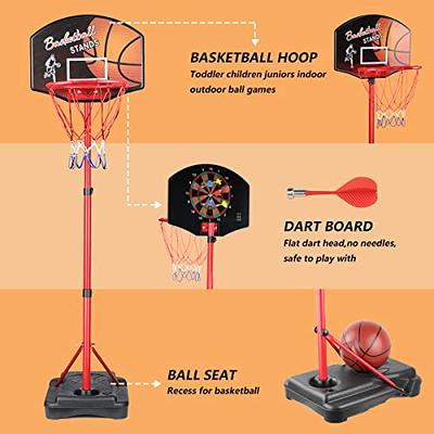 Mini Basketball Hoop Kit Plastic Basketball Backboard with Suction Cup for  Indoor Sports Wall Mount Basketball Hoop Set with 2 Balls Funny Home Basket