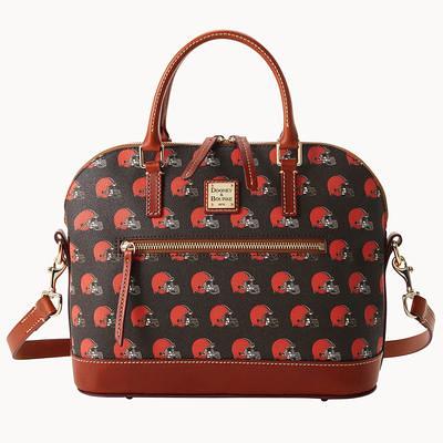 Dooney & Bourke Houston Texans Signature Domed Zip Satchel Purse