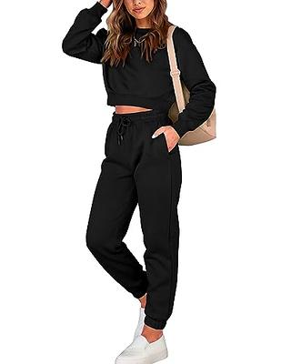 Remelon Casual 2 Piece Outfit Sets for Women Color Block Short Sleeve  T-Shirts + Stacked Flare Pants Tracksuit Sweatsuit - Yahoo Shopping