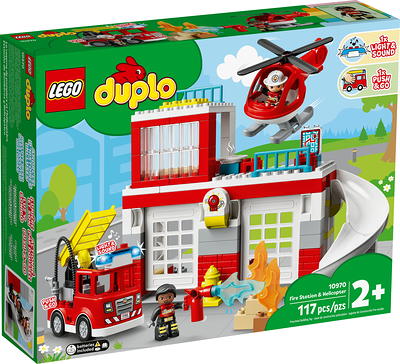 LEGO DUPLO Fire Station & Helicopter Playset 10970, with Push & Go Truck Toy  for Toddlers, Boys and Girls 2 Plus Years Old, Large Bricks Educational  Learning Toys - Yahoo Shopping