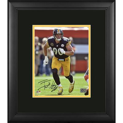 T.J. Watt Pittsburgh Steelers Autographed 2017 Panini Donruss Optic Red &  Yellow #122 Beckett Fanatics Witnessed Authenticated Rookie Card