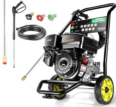 Electric Pressure Washer 4000Psi Max Pressure 2.6GPM Power Washer with 25  Ft Hose，4 Quick Connect Nozzles, Soap Tank Car Wash