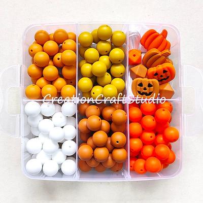 Silicone Beads, 150Pcs Silicone Beads Bulk Round Bead for Jewelry
