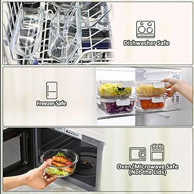 30 Piece Glass Food Storage Containers & Glass Baking Dishes Set