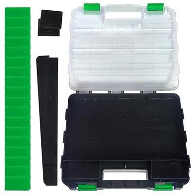 Tools Organizer Box Small Parts Storage Box 50-Compartment Double Side Hardware  Organizers with Removable Plastic Dividers for Screws, Nuts, Nails, Bolts,  Green - Yahoo Shopping