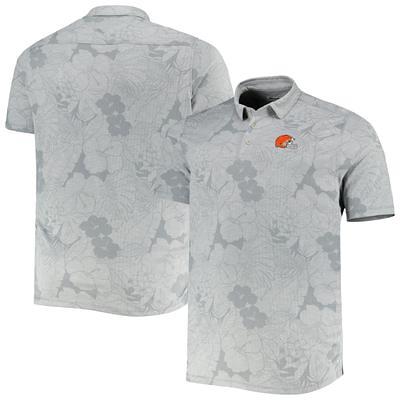 Men's Tommy Bahama Gray Miami Dolphins Big & Tall Miramar Blooms Polo