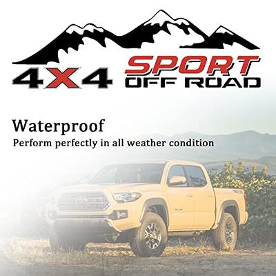 4x4 Mountain off Road Pickup Truck Decal. Mountain off Road