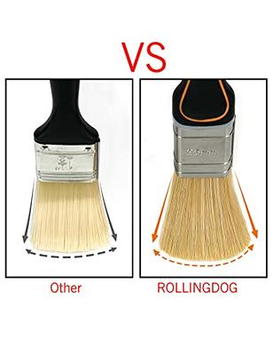 ROLLINGDOG Chalk Paint Wax Brush - Wax Brushes for Chalk Painting