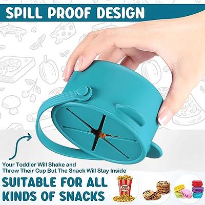 Spill-Proof Toddler Snack Cup  Toddler snacks, Snack cups, Toddler snack  cup