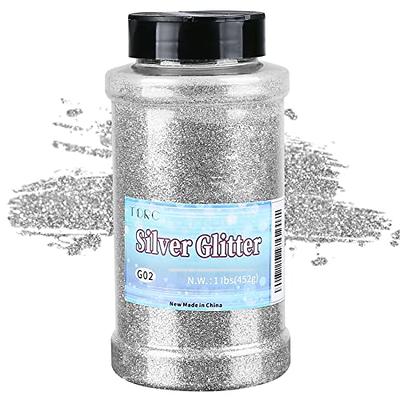 Yaomiao Christmas Decor Glitter Powder, 17.6oz/ 500g Iridescent Craft  Glitter Powder 1/24 0.1mm Nail Glitter with Bucket and Spoon for Epoxy  Resin Scrapbooking DIY Craft Tumblers Painting (White) - Yahoo Shopping