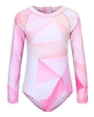 Women's Marble Print Drawstring Two Piece Rash Guard