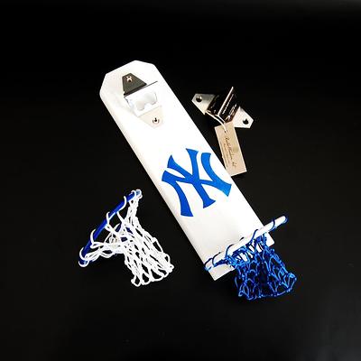 NFL Distressed Bottle Opener New York Giants