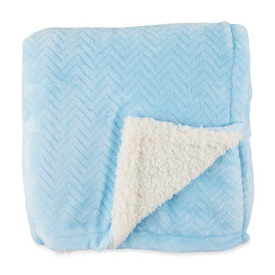 Parents Choice Blue Royal Plush Blanket Yahoo Shopping