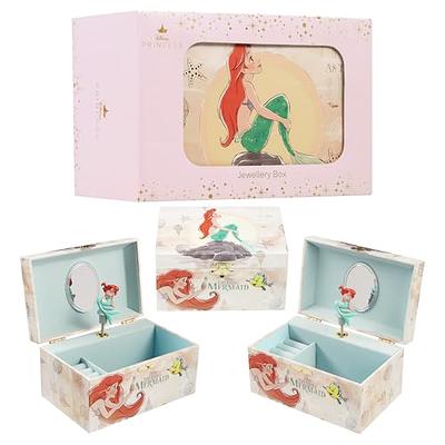 Vlando Jewelry Box for Girls Princess Style Girls Jewelry Box 3-Layer Kids  Jewel