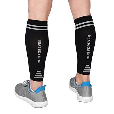 Calf Compression Sleeves. Footless Compression Socks for Women, Men,  Runners, Nurses. Shin Splint, Varicose Vein & Calf Pain Relief. Calf Guard  Great for Running, Cycling, Maternity, Travel Blue L-XL - Yahoo Shopping