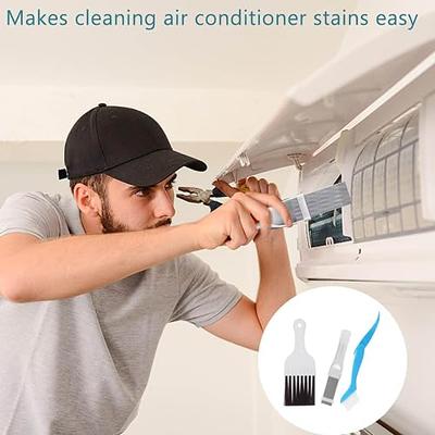 Air Conditioner Condenser Fin Cleaning Brush, Stainless Steel Air