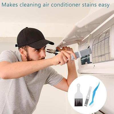 4 Packs Air Conditioner Condenser Cleaning Brush Refrigerator Coil