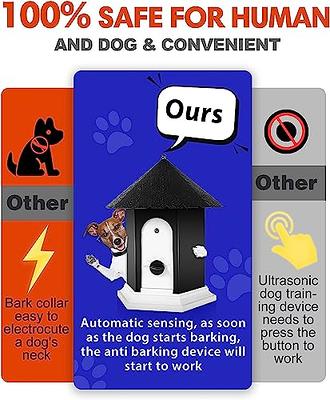bubbacare Anti Barking Device, Bark Control Device, Dog Barking Deterrent  with 3 Adjustable Level Sonic Bark Up Dog Training Tools to 33 Ft Range  Safe