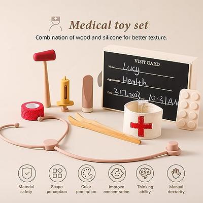 EERKEOD Wooden Doctor Kit for Toddlers 9 PCS Doctor Pretend Play Set Kids  Doctors Play Set with Medical Storage Box Dress Up Pretend Play Educational  Toys for Boys and Girls 3+ - Yahoo Shopping