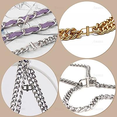 Adjustable Metal Buckle Bag Chain Strap Length Shorten Shoulder