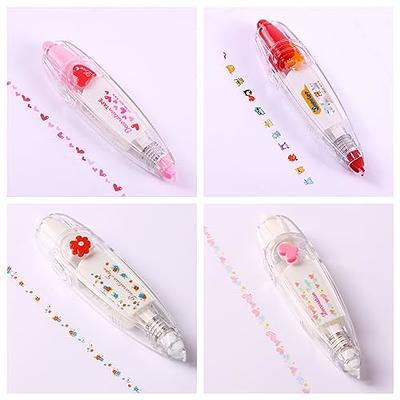 DASHENRAN Joyfullift Decorative Pens, DIY Cute Animals Press Type Decorative  Pen, Joyful Lift Pens, Cute Scrapbooking Diary Decorative Correction Tapes  (4PCS-B) - Yahoo Shopping