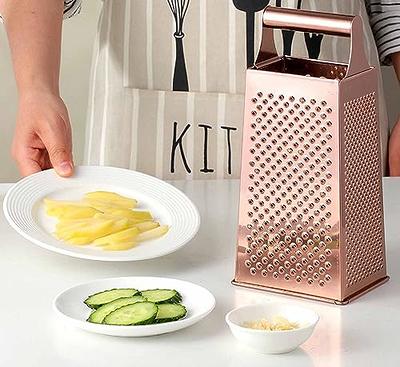 6-Sided Grater Kitchen Tools Stainless Steel Box Grater Cheese Cucumber  Vegetable Cheese Slicer Shredder Kitchen Accessories