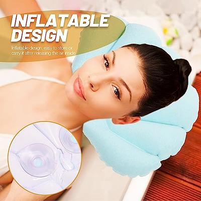 Bath Pillow Spa Bathtub Cushion Head,Neck,Shoulder and Back Support Rest  with 4 Non-Slip Strong Suction Cups