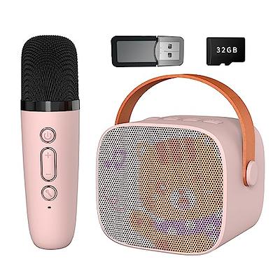 Portable Wireless Microphone With Bluetooth Speaker