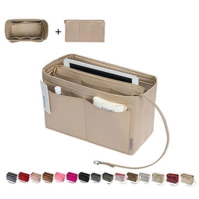  Bag Organizer, for Longchamp le pliage tote insert,longchamp le  pliage organizer insert1014beige-M : Clothing, Shoes & Jewelry
