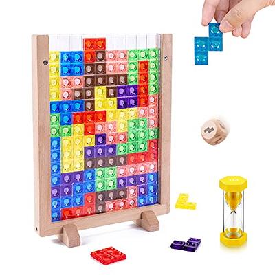 bopoobo Wooden Peg Board Beads Game Rainbow Clip Bead Puzzle Montessori  Sorting Toys Counting Matching Game Beads Early Education Board Game Fine