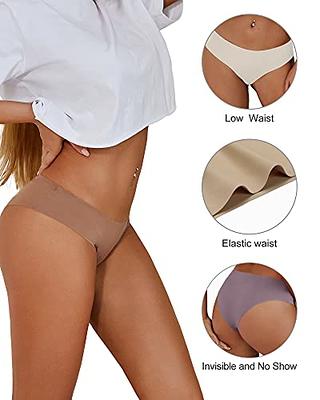 DEANGELMON Seamless Thongs for Women No Show Thong Underwear Women