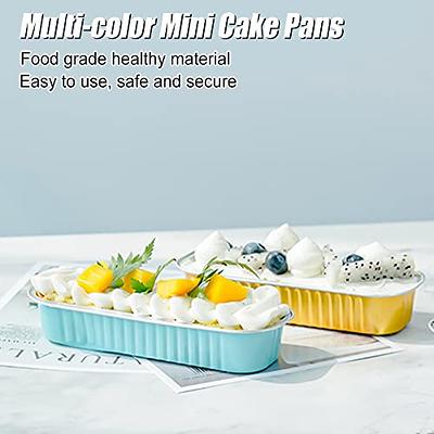 50 Pack Disposable Loaf Pans with Lids for Baking Bread, Aluminum