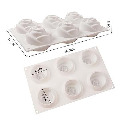 Round Cake Decorating Moulds Silicone Mold Cake Mold Silicone Baking Tools  for Cakes Mousse Soap Molds 3D Cake Tray Baking Pan