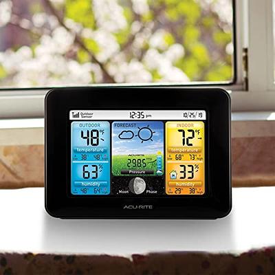 AcuRite Home Weather Station with Color Display for Indoor/Outdoor  Temperature