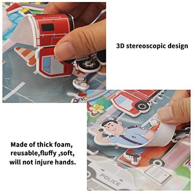 Reusable 3D Puffy Stickers: Custom Design Bulk Stickers for Kids and  Toddlers