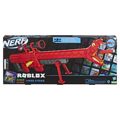 Nerf Roblox Zombie Attack Viper Strike Sniper Blaster with 6 Nerf