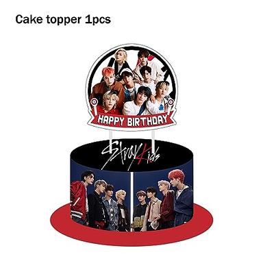 Stray-Kids Birthday Party Supplies Stray-Kids Birthday Decorations Include  -1 Happy Birthday Banners -18 Balloons -1 Cake Toppers -24 Cupcake Toppers  - Yahoo Shopping