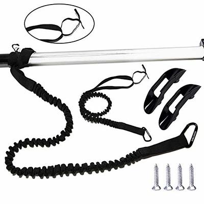 MOOCY Kayak Paddle Leash Safety Rod Adjustable Canoe Paddle Fishing Rod for  Kayaking Securing Canoe SUP Board Rowing Surfing Cycling Survival Paracord  Bungee Cord Safety Lanyard - Yahoo Shopping