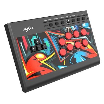 PXN-Joystick de Combate para PC, Controlador Street Fighter, Jogo Arcade,  Vara de Luta para PS4, PS3, Switch, Xbox One, Xbox One, Xbox Series X, S