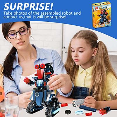 Remote Control Cars Robot Building Kit Educational Toys for Age 8-13 Fun  STEM Toys for Kids 3-in-1 RC Car Kit to Build Cool Building Blocks Set