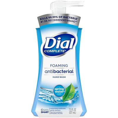 Jabón líquido antibacterial para manos Dial, de áloe, de 7.5 oz