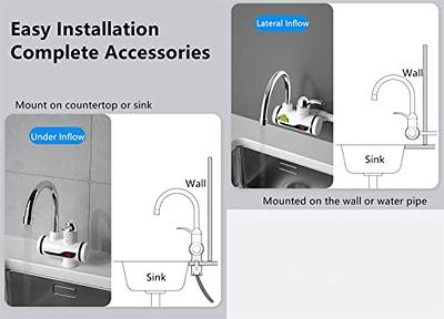 3000W Electric Heating Tap Instant Hot Water Heater Faucet For Kitchen  Bathroom